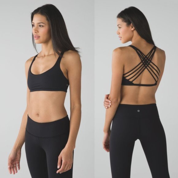 Lululemon Other - LULULEMON Black Free To Be Wild Sports Bra 6 EUC